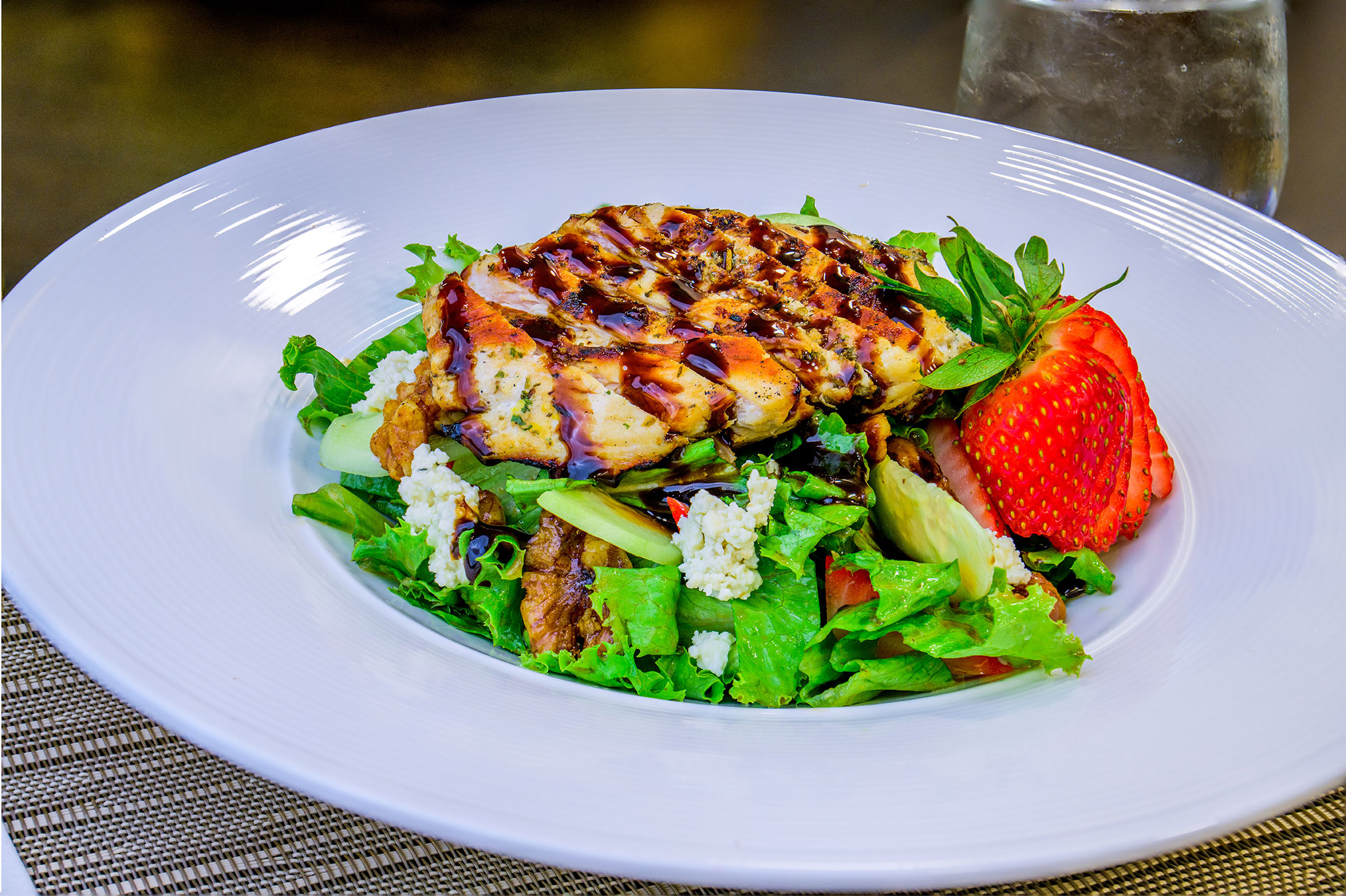 Strawberry Grilled Chicken Salad Elevate Dining
